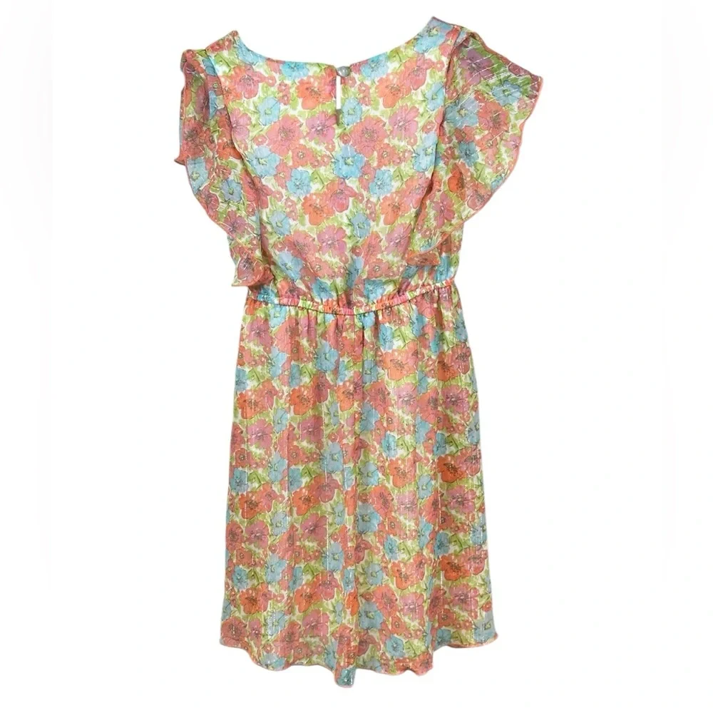 Colorful Floral Kids Dress